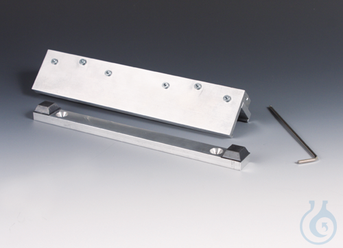 SICCO Wand-Montage-Set für Exsikkatoren, B 10 x L 240 mm aus Aluminium, 1 Paar W