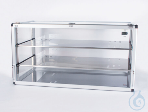 SICCO Maxi 1-Exsikkator Horizontal, B 1080 mm x H 555 mm x T 580 mm ACRYL/ALU, A