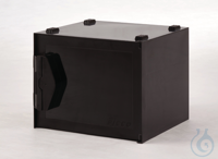 Mini Black Basic exsiccator PC, zwart polycarbonaat, 6,2 L Inclusief droogmiddel, zwart gekleurd,...