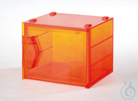 SICCO Mini-Desiccator Protect Basic, B 221 mm x H 183 mm x T 214 mm Orange...