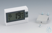 Hygrometer ABS Passend voor Mini exsiccators. met Min-Max functie, inclusief batterij LR 44...