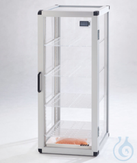 SICCO Tower-Star-Exsikkator, B 310 mm x H 735 mm x T 375 mm ACRYL/ALU, Tür mit u SICCO...