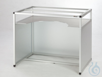 SICCO Rack for Glove Box, B 890 mm x H 720 mm x T 600 mm made of aluminium,...