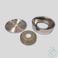 Vase de recueil cpl. P-14 Insert de battement fermé Récipient collecteur avec couvercle en acier...