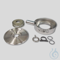 Vase collecteur cpl. P-14 Insert de frappe ouvert Récipient collecteur avec sortie et couvercle...