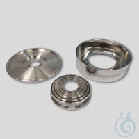 Vase de recueil 316L cpl. P-14 Insert de battement fermé Récipient collecteur avec couvercle et...