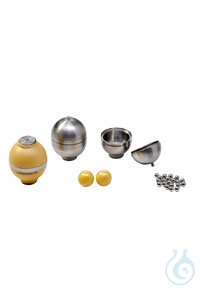 grinding bowl 15 ml cpl. hardened, stainless steel 1.2080 , 60 HRC Grinding bowl 15 ml cpl. made...