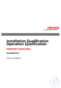 IQ/OQ Dokumentation P-0 als Vordruck IQ/OQ Dokumentation (als Vordruck - zur...