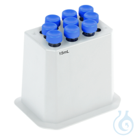 Block For 9 X 15 mL Conical Tubes Durable stainless steel Universal Platforms...
