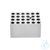 Modulblock 10 mm Reagenzglas Eloxierte Aluminiumblöcke für Gefäße, Röhrchen, (Mikro-,...