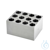 Modul-Block 15/16 mm 12 Hole Eloxierte Aluminiumblöcke für Gefäße, Röhrchen, (Mikro-,...