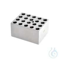 Modulblock 1.5 mL Microtaper Eloxierte Aluminiumblöcke für Gefäße, Röhrchen, (Mikro-,...