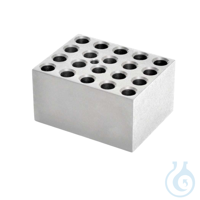 Modulblock 11.5/1.5 mL Mikrozentrifuge Eloxierte Aluminiumblöcke für Gefäße, Röhrchen, (Mikro-,...