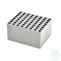 Modul-Block 0.2 mL Micro 64 Hole Eloxierte Aluminiumblöcke für Gefäße, Röhrchen, (Mikro-,...