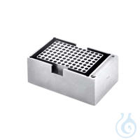 Modul-Block 0.2mL96Hole DoubleBloc Eloxierte Aluminiumblöcke für Gefäße, Röhrchen, (Mikro-,...