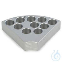 Sectional Block 15 mm vials Sectional Block 15 mm Gefäße