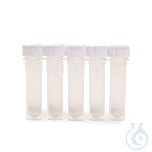 2mL Reagenzgl., Weiss, Bakt., 100/Box