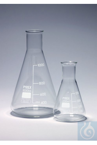 50ML CONICAL FLASK NARROW NECK PYREX FLASK ERLENMEYER CONICAL NARROW NECK 50...