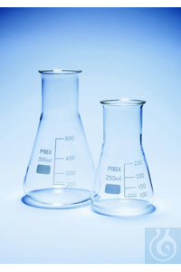 50ML CONICAL FLASK WIDE NECK PYREX FLASK ERLENMEYER CONICAL WIDE NECK 50...