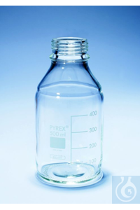 25ML REAGENT BTLE NO CAP/RING PYREX BOTTLE, MEDIA-LAB, WITHOUT CAP AND...