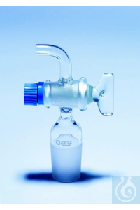 STOPCOCK PYREX ASPIRATOR STOPCOCK WITH GROUND CONE 24/29, STOPCOCK BORE...