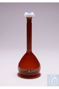 amber vol flask 5ml class a PYREX VOLUMETRIC FLASKS, CLASS A, AMBER COLOURED,...