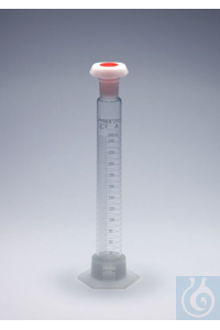 25ML MEASURING CYLINDER PYREX CYLINDER WITH PLASTIC STOPPER & DETACHABLE...