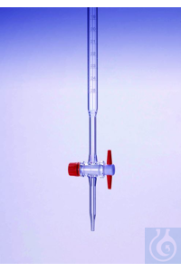 burette class b 10 x 0.02 PYREX BURETTES, PTFE KEY, CLASS B, 10 ML