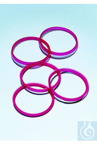 SPARE POURING RINGS RED PTFE 1 PYREX ETFE RED POURING RING -...