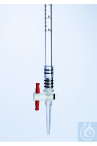 BURETTES ACRYLIC 25ML AZLON BURETTE ACRYLIC, WITH PMP/PE STOPCOCK, CLASS B,...