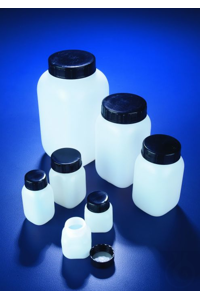 JAR RAKU 250ML AZLON BOTTLE, SQUARE, WIDE NECK, WADDED SCREW CAP, HDPE, 250...