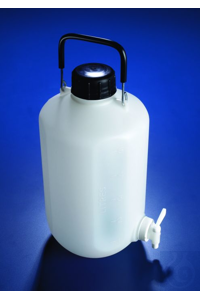 Vat 5L, hexagonaal, hdpe, met kraan, Vat 5L, hexagonaal, hdpe, met...