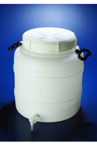 LARGE ASPIRATOR 30LITRE W/M PE AZLON ASPIRATOR, WIDE NECK, HDPE, 30L 