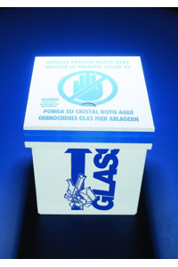 GLASS DISPOSABLE BOX FLOOR AZLON GLASS DISPOSABLE BOX FLOOR STANDING 30 X 30...