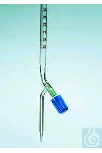 BURETTE 10ML,ROTAFLO CLASS B MBL BURETTE, ROTAFLO PTFE KEY, CLASS B, 10 ML