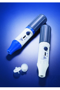 Automatische pipeteerpeer, blauw Automatische pipeteerpeer, blauwpast op alle...