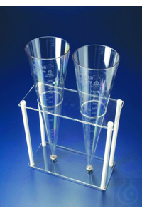 IMHOFF SEDI ST ACRYL TWO CONE AZLON IMHOFF CONE STAND HOLDS 2 CONES ACRYLIC