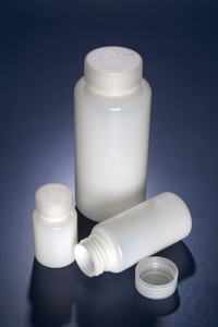BOTTLE 30ML WM HD WITH CAP AZLON BOTTLE, ROUND, WIDE NECK, HDPE, PP SCREW...