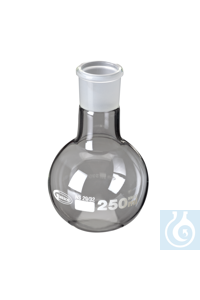 Matraz esférico esmerilado fondo redondo, GLASSCO, 14/23, 25 ml, 10 Uds.