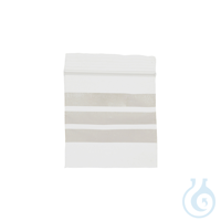 Bolsa con cierre zip y bandas blancas, An 100 x L 150 mm, PE, 1000 Uds.