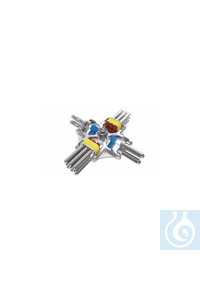 Rotor oscilante de acero inoxidable, 4 posiciones, para DM0636