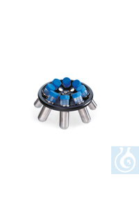 Rotor de ángulo fijo de aluminio para 30 tubos de 15 ml para DM0636