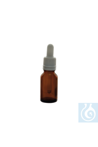 Tapón cuentagotas de rosca DIN-18, para botellas de 20 ml, 20 uds