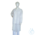 Bata desechable para visitantes de 40 g, PP, color blanco, sin bolsillos, talla única, 10 uds De...