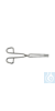 Pinza para crisoles recta, acero inox., L 200 mm, 2 Uds. De acero inoxidable. Forma recta (A)....