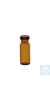 Vial capsulable, ámbar, 12x32 mm, 2 ml, 100 Uds. Vidrio borosilicato Kimble 5.1. Boca ancha...