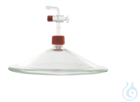 Tapa de recambio con llave para desecador DE05-200, transp.