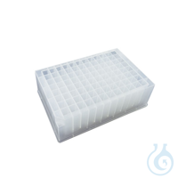 Placas Deep Well, 2,0 ml, 96 pocillos cuadrados, forma fondo V, 50 uds