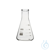 Matraz Erlenmeyer cuello estrecho, 25 ml, LBG 3.3, 12 Uds. Con reborde y graduación. Fabricado en...