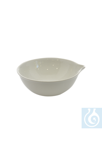 Cápsula de evap. fondo redondo, 35 ml, porcelana Premium Line, 6 Uds.